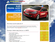 Tablet Screenshot of nauka-jazdy.com